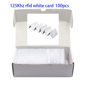 125Khz RFID White Card 5pcs/10pcs/100pcs ID White Thick 125KHz TK4100 Keyfobs RFID Waterproof Key Tag Keychain Card