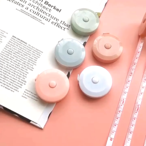 Mini Measuring Tape 1.5m Candy Colour Cute Meter Ruler Measuring Clothes Body