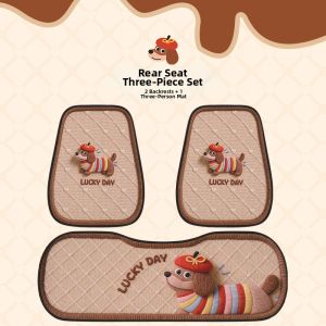 CapitAuto | Cute Summer Use Car Seat Cushion Single Piece