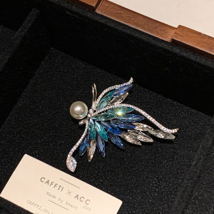 CAFFTI | Elegant Luxurious Butterfly Rhinestone Brooch