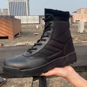 Tactical Shoes for Men Ultralight Military Boots Non Slip Biker Boots Casual Ankle Boots Desert Jungle Boots Army Combat Boots - Lazada