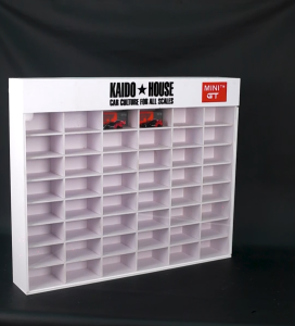 Rak Kaido House Mini GT Bahan PVC Board Isi 48 Dengan Logo
