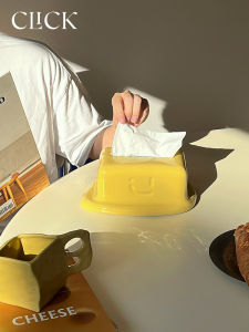 Hộp Đựng Khăn Giấy Click Thiết Kế Sáng Tạo Bằng Gốm Sứ Dung Tích Lớn Đựng Đồ Trang Trí Nhà Cửa Hiện Đại Tối Giản