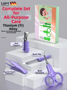 LHM | Newborn Safety Round Head Nail Clippers Portable Set