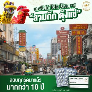 ยาบรรเทาริดสีดวงทวาร ตราสามก๊ก SAMKOK Draft 500