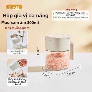 CAROTE | Hũ Gia Vị Thủy Tinh Chống Ẩm Cho Nhà Bếp