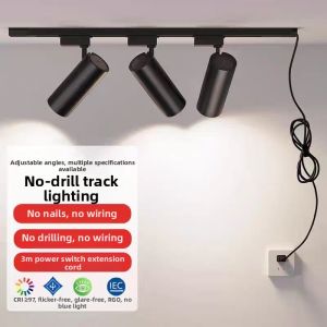 jiuxin lighting | No Installation Required Movable Track Light