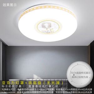 Lampshade Shell Cover 23 Bedroom 30 Separate 35cm Acrylic round LED Ceiling Luminaire Surface Mounted Luminaire plus without Light Kit