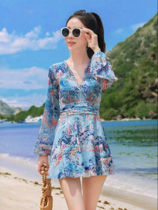 XTEP | Slimming Conservative Full-body Swimsuit Dress