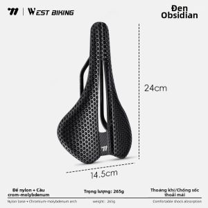 West Biking | Đệm Sắt Đua 3D In Shock Absorption Thoáng Khí