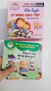 Rèn luyện kỹ năng giao tiếp bằng tranh cho bé - Sách Song ngữ Anh - Việt 0 6 tuổi (Nhiều chủ đề) - Minh Thắng
