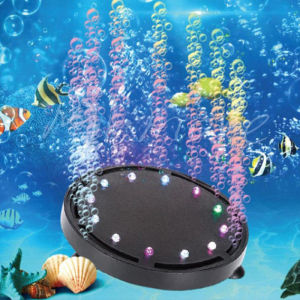 Mi.more 12LED Lampu Diving Light Aquarium Decor Waterproof Aquarium LED Air Bubble Diving Light Multi-color Lamp For Aquarium Fish Tank Decor 12.5CM Aquarium LED 7 Warna