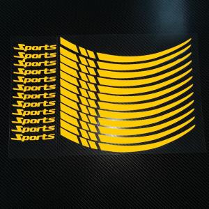 New Universal Motorcycle Wheel Rim Stripe Wheel Decal Tape Sticker 18-21 Inch Sport Wheel Decals Road Bike Reflective Sticker