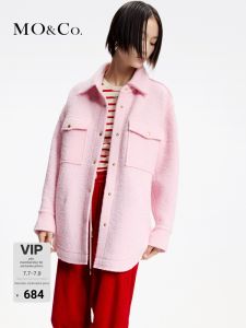 MO&Co. | Spring Autumn Workwear Pockets Oversized Wool Outerwear