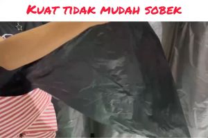 Kantong Sampah / Trash Bag / Plastik Sampah LDPE 80X100CM Tebal Waterproof Banyak Variasi Ukuran