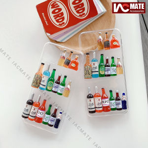 3D Bottle Case For iPhone 14ProMax 14 Plus 13ProMax 13 12 ProMax 12 11 X Max 8P Soft Lovely Cartoon Phone Case Cover