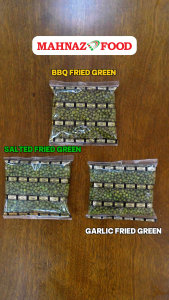 Mahnaz Food | Nut | BBQ / Garlic / Salted | Roasted Green Peas | 300g