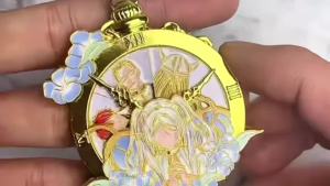Frieren Beyond Journeys End Xoay Được Mặt Dây Chuyền Cosplay Anime Anh Hùng Himmel Fern Heiter Stark Eisen Kim Loại Ba Lô Trang Trí Trang Phục Chống Đỡ