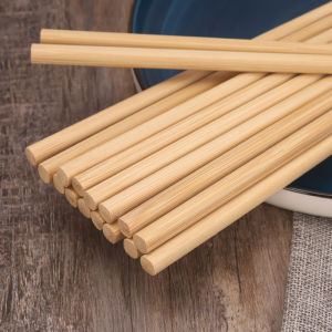 Chinese Style Natural Bamboo Chopsticks No Paint No Wax High Temperature Resistant Anti Slip Household Premium Quality Bamboo