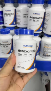 Nutricost Astaxanthin 12mg - Viên uống giúp bảo vệ tim mạch giảm lão hóa chống oxy hóa