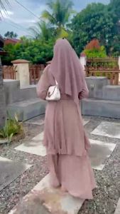 Zyila Dress gamis ceruty babydoll kekinian motip polos gaun remaja malaysia viral model terbaru 2024