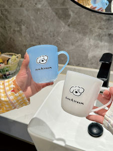 DoraADream Cartoon Jelly Cup Toothbrush Holder High Aesthetic Value Anti-Fall Bathroom Couples Home Use Plastic Material