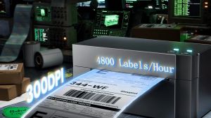 Phomemo 344-WF WiFi Thermal Printer 300DPI Wireless Waybill Printer