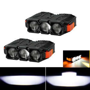 400W Grille Lights Led Projector Light 6500K Spotlight for Car Motorcycle Auxiliary Light Fog Lamp 12V24V High Power 600000LM