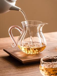 Tea Serving Set with Aesthetic Glass Goblet