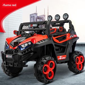 Large Childrens Electric Off-Road Car Baby Four-Wheel Car Can Sit Two People Electric Car Boys Girls Remote Control Toy Car