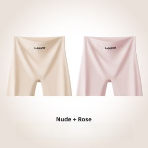 Miiow | Cat Woman Seamless Foundation Liquid Safety Pants Women Underwear Two In One Invisible Anti Light Roll Edge Flat Angle Shorts