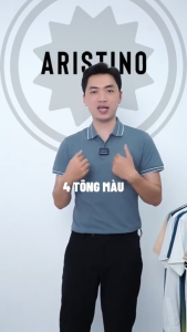 Áo polo ngắn tay ARISTINO phom suông nhẹ trẻ trung ấn tượng bền màu - APS115S3EC