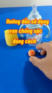 Van chống sặc dùng cho bình sữa cổ hẹp Jumi Pigeon Mirai Cacara Kichi