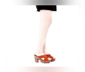 Juragan Online - CAMELIA Wedges Sandal Wanita High Heel Suede Silang HJ21 Untuk Pesta