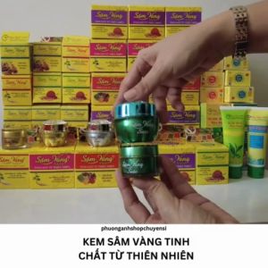 Kem Sâm Vàng Sato Mụn Thâm Dưỡng Da Tinh Chất Từ Thiên Nhiên 15G