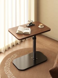 โต๊ะข้างโซฟาแบบเคลื่อนที่ได้ โต๊ะกาแฟในห้องนั่งเล่น โต๊ะเล็กสำหรับห้องนอน ชั้นวางของในห้องนอน สไตล์ย้อนยุค เรียบง่าย ไม่ต้องประกอบ