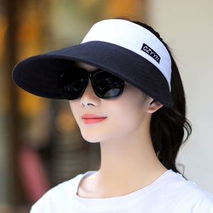 หมวกบังแดดผ้าฝ้ายสําหรับผู้หญิงสไตล์ลําลองที่มีชายคายาวฤดูใบไม้ผลิฤดูร้อนใช้สําหรับการเดินทางและเยาวชน