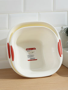 Bồn Rửa Mặt Bằng Nhựa Dày Cho Phòng Tắm Nhà Bếp Rửa Rau Học Sinh Ký Túc Xá Giặt Quần Áo Bồn Rửa Mặt Đa Năng