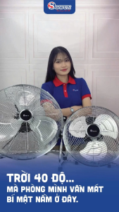 Quạt Sàn Công Nghiệp SOWUN SW820 Cánh Nhôm Cao Cấp Công Suất Lớn Diện Tích Làm Mát Rộng