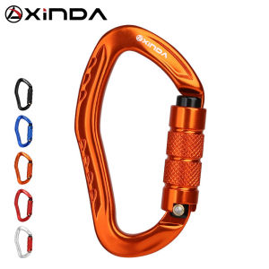 XINDA Professional Rock Climbing Carabiner 22KN Safety Pear-shape Safety Buckle Hiking Survival Kit Protective Equipment