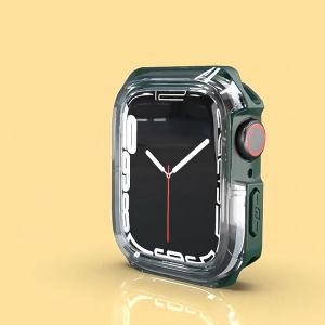 CNAGAIN Ốp PC Cho Đồng Hồ Apple Ốp Ultra 49MM 45MM 41MM 40MM 44MM Ốp Bảo Vệ Khung Cho Đồng Hồ Thông Minh SE 8 7 6/5/4/3/2/1 Vỏ Nhựa Phụ Kiện