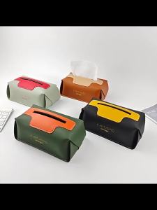 Leather Creative Bathroom & Car Tissue Dispenser