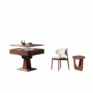 Foldable Silent Multipurpose Mahjong Table for Small Households