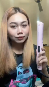 FANDA Professional Ionic Ceramic Hair Straightener/Curler with 360° Swivel Cord & LED Display