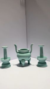 Bộ ngũ sự bằng gốm tráng men cao cấp