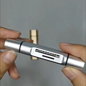 Đầu Đọc Thẻ SD / Micro SD Đầu Đọc Thẻ Nhớ 3 Trong 1 Với Bộ Chuyển Đổi USB C MicroUSB OTG Tương Thích Với PC Máy Tính Xách Tay MacBook Máy Tính Bảng Điện Thoại Thông Minh