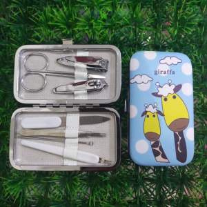 Set Alat Manicure Pedicure Kuku Dengan Case Lucu