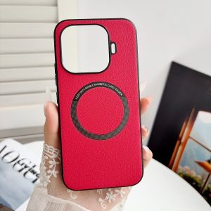 szhaiyu | Luxury Lychee Texture Leather Magnetic Phone Case for Xiaomi 17T Pro 15T Pro 17T 15T for Magsafe Shockproof Protector Cover