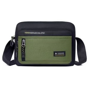 แฟชั่นผู้ชายกระเป๋าสะพายข้างกระเป๋าสะพายไหล่เดียวกระเป๋าความจุขนาดใหญ่กระเป๋าหลายกระเป๋ากระเป๋าสะพายข้างธุรกิจสำหรับทำงานเดินทาง