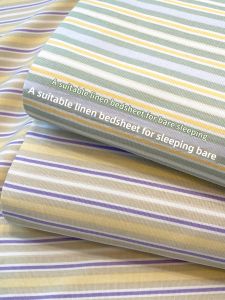 Kiss Dear | Cotton Linen Bed Sheet